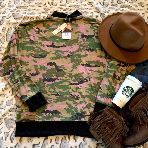 ‎Soft Lightweight Camo Bomber Jacket - Picture 12 of 16